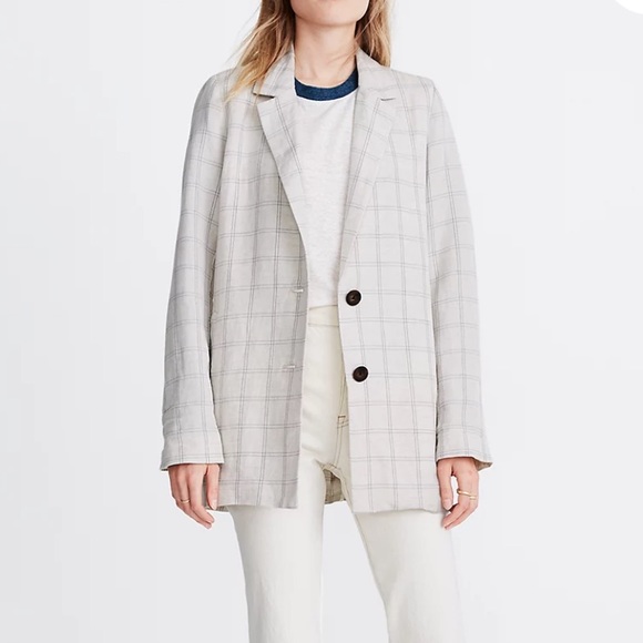 Linen blazer - Picture 3 of 10